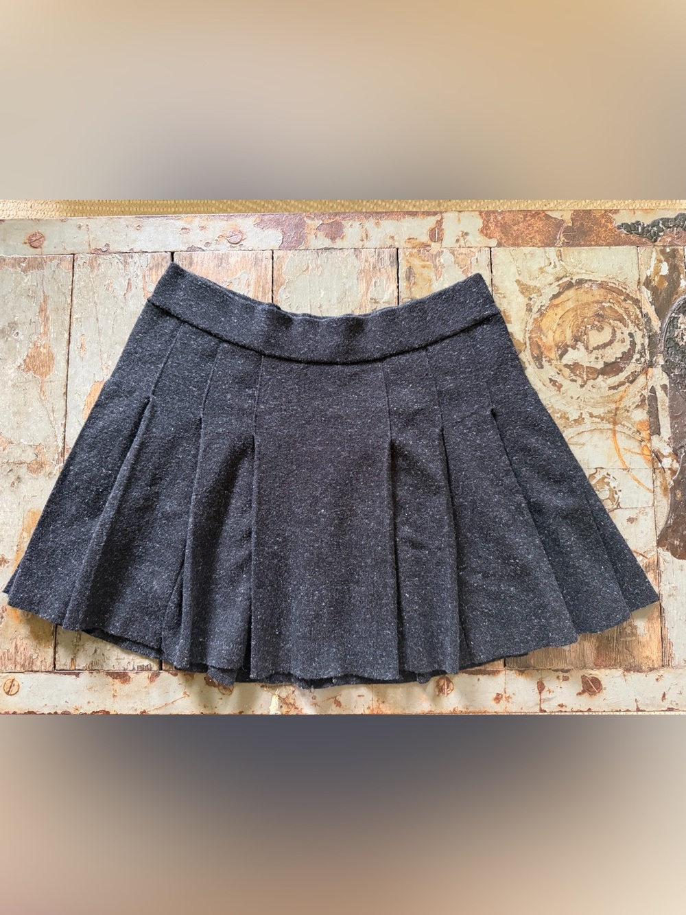 lululemon athletica Dark Gray Pleated Skater Skirt